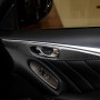 2 PCS Car Carbon Fiber Door Inner Handle Panel Decorative Sticker for Infiniti Q60, Left Drive