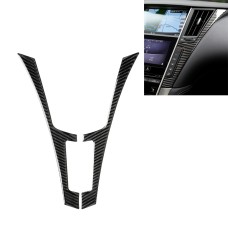 Car Carbon Carbon Fiber Central Control Side F рама декоративная наклейка для Infiniti Q50 / Q60