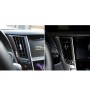 2 ПК, автомобиль, углеродное волокно, центральная рама, декоративная наклейка для Infiniti Q50 / Q60
