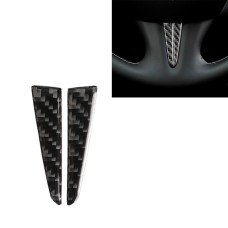 2 ПК. Рулевое колесо рулевого колеса CAR CAR Углеродного волокна под декоративной наклейкой для Infiniti Q50 / Q60