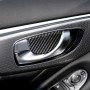 4 PCS Car Carbon Fiber Door Inner Handle Wrist Panel Decorative Sticker for Infiniti Q50 / Q60