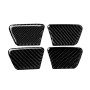 4 PCS Car Carbon Fiber Door Bowl Decorative Sticker for Chevrolet Cruze 2009-2015, Left and Right Drive Universal