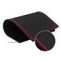 7 in 1 Car Water Cup Gate Slot Mats Silicon Anti-Slip Interior Door Pad for Tesla Model 3 (Red)