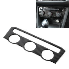 Car Carbon Fiber Air Conditioning Panel Decorative Sticker for Volkswagen Tiguan L, Low Configuration