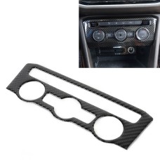 Car Carbon Fiber Air Conditioning Panel Decorative Sticker for Volkswagen Tiguan L, High Configuration