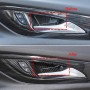 4 in 1 Car Carbon Fiber Inner Door Bowl Decorative Sticker for Buick Regal 2017-2021