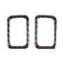 2 in 1 Car Carbon Fiber A-pillar Air Outlet Frame Decorative Sticker for WEY TANK 300