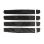 8 in 1 Car Carbon Fiber Door Outside Handle Decorative Sticker for WEY TANK 300