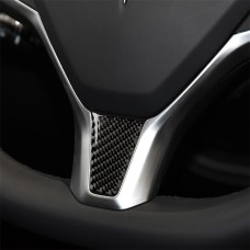 Углеродное волокно рулевое колесо декоративная наклейка для Tesla Model S / X