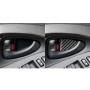 Carbon Fiber Car Inner Door Bowl Decorative Sticker for Toyota Old RAV4 2006-2013, Left and Right Drive Universal