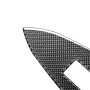 Carbon Fiber Car Lifting Panel Decorative Sticker for Toyota Old RAV4 2006-2013, Left Drive