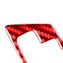 Carbon Fiber Car Gear Decorative Sticker for Toyota Corolla 2014-2018, Right Drive (Red)