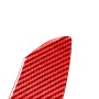 4 PCS / Set Carbon Fiber Car Lifting Decorative Sticker for Toyota Corolla 2014-2018, Left Drive (Red)