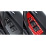 4 PCS / Set Carbon Fiber Car Lifting Decorative Sticker for Toyota Corolla 2014-2018, Right Drive (Red)