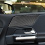 6 PCS / Set Carbon Fiber Car B Front Door Panel Decorative Sticker for Mercedes-Benz B-Class 2019, Left Drive