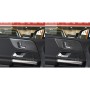 6 PCS / Set Carbon Fiber Car B Front Door Panel Decorative Sticker for Mercedes-Benz B-Class 2019, Left Drive