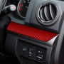 3 PCS / Set Carbon Fiber Car Center Console Strip Decorative Sticker for Toyota Tundra 2014-2018, Right Drive (Red)