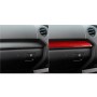 3 PCS / Set Carbon Fiber Car Center Console Strip Decorative Sticker for Toyota Tundra 2014-2018, Right Drive (Red)