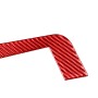 2 ПК / установка углеродного волокна CAR Central Control Gear Trim Trim Trim Декоративная наклейка для Toyota Tundra 2014-2018, левый и правый привод Universal (красный)