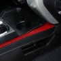 2 ПК / установка углеродного волокна CAR Central Control Sear Trim Decorative Sticker для Toyota Tundra 2014-2018, левый и правый привод Universal (красный)