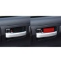 4 PCS / Set Carbon Fiber Car Inner Door Bowl Decorative Sticker for Toyota Tundra 2014-2018, Left and Right Drive Universal (Red)