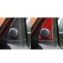 2 PCS / Set Carbon Fiber Car A-pillar Speaker Panel Decorative Sticker for Toyota Tundra 2014-2018, Left and Right Drive Universal (Red)