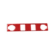 Углеродное волокно-сигаретное выключатель, декоративная наклейка для Toyota Tundra 2014-2018, левый и правый привод Universal (красный)