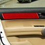 4 ПК, установленные для Honda CRV 2007-2011 Carbon Fibre Car Interior Door Trim Trim Декоративная наклейка, левый и правый привод Universal (красный)