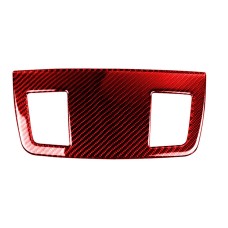 For BMW 3 Series E90 Carbon Fiber Car Instrument Large Outlet Panel Decorative Sticker (Red)