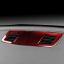 For BMW 3 Series E90 Carbon Fiber Car Instrument Large Outlet Panel Decorative Sticker (Red)