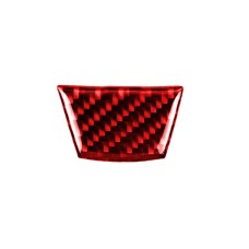 For BMW 3 Series E90 Little B Version Carbon Fiber Car Steering Wheel Decorative Sticker (Red)