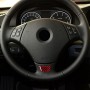 For BMW 3 Series E90 Little B Version Carbon Fiber Car Steering Wheel Decorative Sticker (Red)