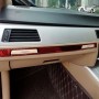 For BMW 3 Series E90 CarBon Fiber Car Water Cup Strip Decorative Sticker, Right Drive (Red)