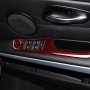 5 ПК, установленные для BMW 3 Series E90 Carbon Fibre Car Right Drift Pane Panel Decorative Sticker, диаметр: 35,8 см (красный)