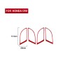 4 ПК, установленные для Honda CRV 2007-2011 Carbon Fibre Car.