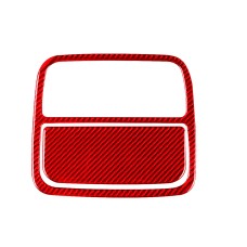 2 PCS Set  for Honda CRV 2007-2011 Carbon Fiber Car Front Reading Light Panel Decorative Sticker, Left and Right Drive Universal (Red)