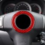 Углеродное рулевое колесо Car Углеродного волокна для Toyota Rav4 2006-2013, левый и правый привод (красный)