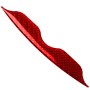 18 in 1 Car Carbon Fiber Whole Set Decorative Sticker for Nissan 370Z / Z34 2009-, Left Drive (Red)