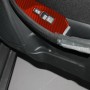 2 в 1 Car Углеродное волокно-подъемная панель декоративная наклейка для Nissan 370Z / Z34 2009-, левый привод с низким содержанием конфигурации (красный)