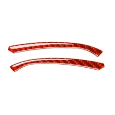 Университетская полоса Decorative Carby Carbon Carbon Fiber Decorative для Nissan 370Z / Z34 2009-, левый и правый привод Universal (красный)