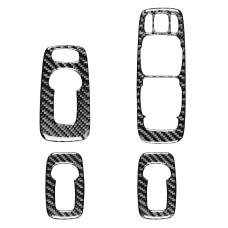 4 in 1 Car Carbon Fiber Door Set B Decorative Sticker for Volvo XC90 2003-2014, Right Drive