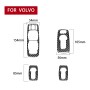 4 in 1 Car Carbon Fiber Door Set B Decorative Sticker for Volvo XC90 2003-2014, Left Drive