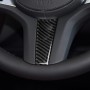 Углеродное рулевое колесо с углеродным волокном Сплошное цвет декоративная наклейка для BMW G01 X3 2018-2020 / G02 x4 2019-2020, левый и правый привод Universal