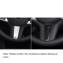 Углеродное рулевое колесо с углеродным волокном Сплошное цвет декоративная наклейка для BMW G01 X3 2018-2020 / G02 x4 2019-2020, левый и правый привод Universal