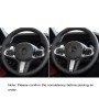 2 in 1 Car Carbon Fiber Steering Wheel Below Decorative Sticker for BMW G01 X3 2018-2020 / G02 X4 2019-2020, Left and Right Drive Universal