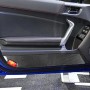 2 в 1 Car Carbon Carbon Fiber Door Dover Decorative Sticker для Subaru BRZ / Toyota 86 2017-2019, левый и правый диск универсальный