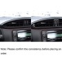 3 в 1 Car Carbon Fiber Central Outlet Decorative Sticker для Subaru Brz / Toyota 86 2017-2019, левый и правый привод Universal