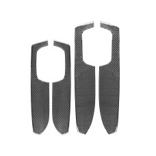 4 PCS / Set Carbon Fiber Car Door Armrest Panel Decorative Sticker for Toyota Tundra 2014-2018, Left Right Driving