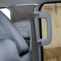 2 PCS / Set Carbon Fiber Car Seat Belt Panel Decorative Sticker for Toyota Tundra 2014-2018, Left Right Driving