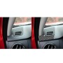 2 PCS / Set Carbon Fiber Car Dashboard Air Outlet Decorative Sticker for Toyota Tundra 2014-2018, Left Driving